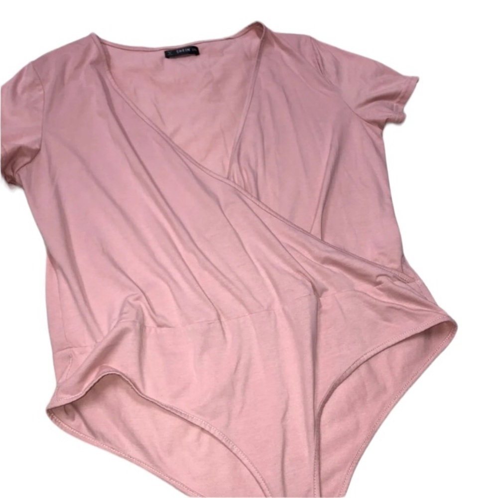 Shein 0XL pink bodysuit